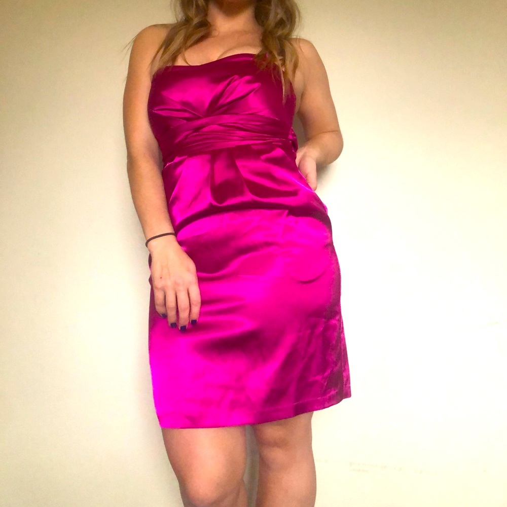 Charlotte Russé Hot Pink Flirty Dress!